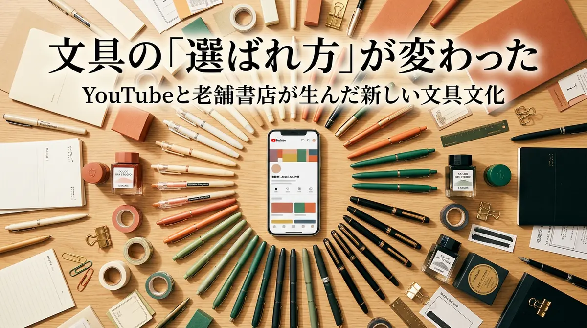 有隣堂しか知らない世界」が 火をつけた文具ブーム ──YouTubeが変えた文具の選ばれ方